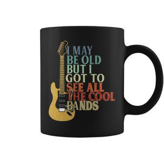 Guitar See All The Cool Bands Coffee Mug | Mazezy