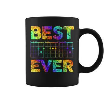 Guitarist Father Best Dad Ever D A D Chord Father's Day Coffee Mug - Seseable