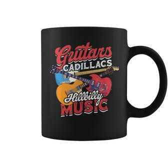 Guitars Cadillacs Hillbilly Music Guitarist Music Album Coffee Mug - Monsterry