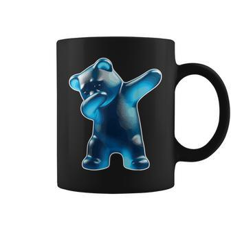 Gummy Bear Blue Gummy Bear Dabbing Gummy Bear Coffee Mug - Seseable