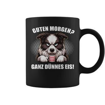 Guten Morgen Ganz Dünne Eis Border Collie Dog Tassen - Seseable