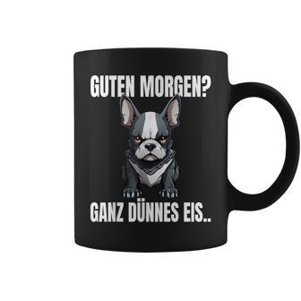 Guten Morgen Ganz Dünnes Eis French Bulldog Dog Tassen - Seseable