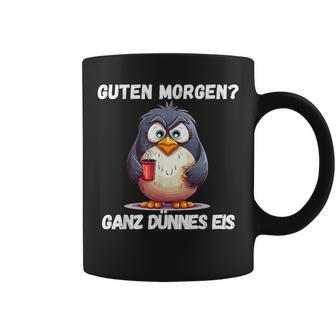 Guten Morgen Ganz Dünnes Eis Penguin Morgenmuffel Tassen - Seseable