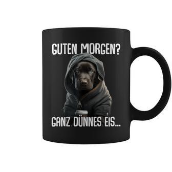 Guten Morgen Ganz Dünnes Ice Morgenmuffel Labrador Puppy Tassen - Seseable