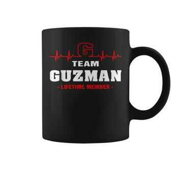 Guzman Surname Family Last Name Team Guzman Lifetime Member Coffee Mug - Seseable