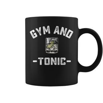 Gym And Tonic Workout Weightlifting Pun Alcohol Drink Coffee Mug - Monsterry DE