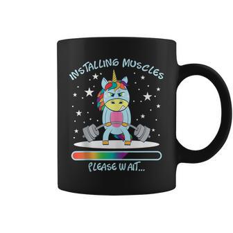 Gym Unicorn Training Muscle Gain Gym Horse Power Unicorn Coffee Mug - Monsterry DE