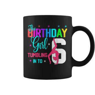 Gymnastic Lover 6Th Birthday Six 6 Years Old Gymnast Girl Coffee Mug - Monsterry DE