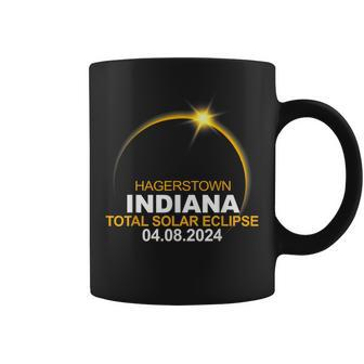 Hagerstown Indiana Total Solar Eclipse 2024 Coffee Mug | Mazezy