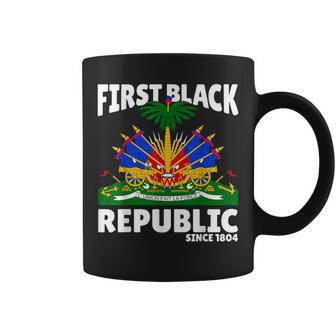 Haiti Heritage Since 1804 Proud Zoe Happy Haitian Flag Day Coffee Mug - Monsterry UK