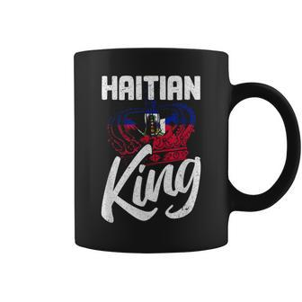Haitian King Haiti Flag Crown Haitian Pride For Men Coffee Mug - Thegiftio UK