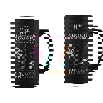 Halber Hausmeister Halber Kaffee Hausreinigungstrupp Black Tassen - Seseable