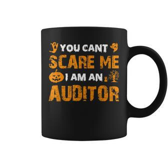Halloween You Can't Scare An Auditor Costume Quote Coffee Mug | Crazezy CA