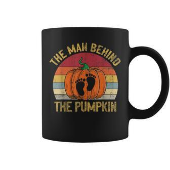 Halloween Pregnancy The Man Behind The Pumpkin New Dad Coffee Mug | Crazezy DE