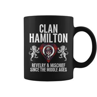Hamilton Clan Scottish Name Coat Of Arms Tartan Family Party Coffee Mug - Seseable