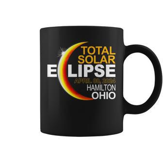 Hamilton Ohio Total Solar Eclipse April 8 2024 Coffee Mug - Monsterry UK