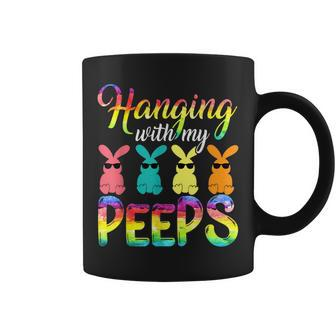 Hangin With My Peeps Cute Bunny Easter Family Coffee Mug | Crazezy