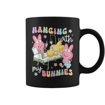 Hanging With My Bunnies Nurse Happy Easter Day Coffee Mug - Monsterry UK