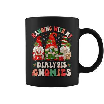 Hanging With My Dialysis Gnomies Christmas Nephrology Nurse Coffee Mug - Monsterry AU