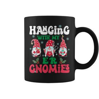 Hanging With My Er Gnomies Nurse Gnome Xmas Light Christmas Coffee Mug - Monsterry CA