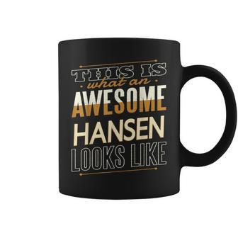 Hansen Last Name Surname Matching Family Reunion Coffee Mug - Seseable