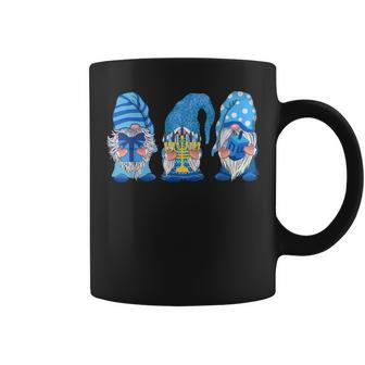 Hanukkah Gnomes Cute Gnomies With Menorah Coffee Mug | Crazezy