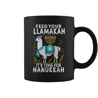 Hanukkah Pajamas Llamakah Llama Chanukah Pjs Coffee Mug - Thegiftio UK