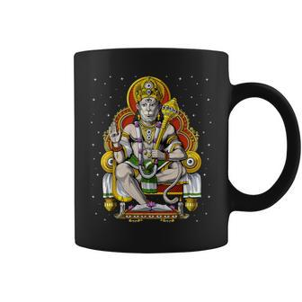 Hanuman Hindu God Hinduism Monkey Jainism Buddhism Spiritual Coffee Mug - Monsterry
