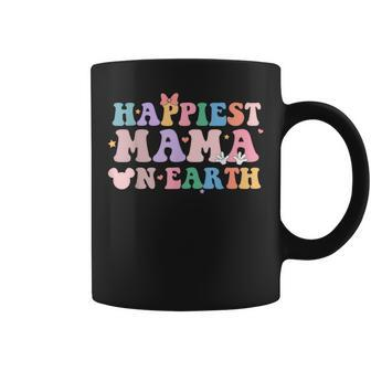 Happiest Mama On Earth Retro Groovy Mom Happy Mother's Day Coffee Mug | Mazezy DE