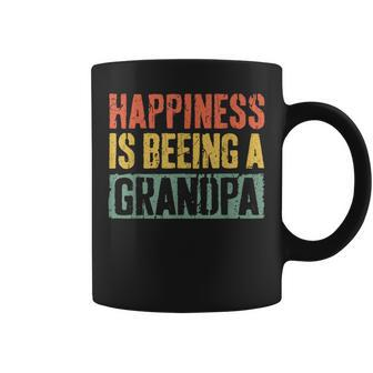 Happiness Is Being A Grandpa Father's Day Coffee Mug - Monsterry