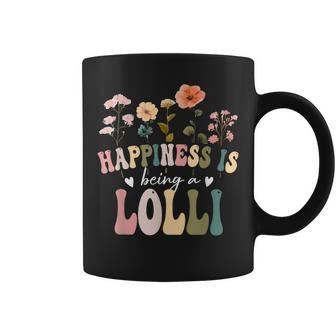 Happiness Is Being A Lolli Floral Lolli Mother's Day Coffee Mug - Seseable