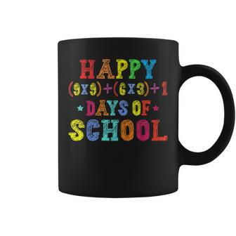 Happy 100 Days Of School Math Formula 100Th Day Teacher Coffee Mug - Monsterry