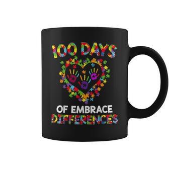 Happy 100Th Day 100 Days Of School Autism Awareness Coffee Mug | Mazezy