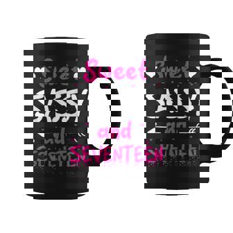 Happy 17Th Birthday Sweet Sassy Sevenn Girls 17 Years Old Coffee Mug - Thegiftio UK