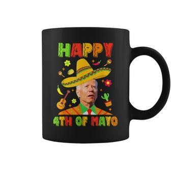 Happy 4Th Of Mayo Joe Biden Confused Cinco De Mayo Coffee Mug - Seseable