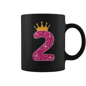 Happy Birthday 2 Years Of Being Awesome 2Nd Birthday Girl Coffee Mug - Thegiftio UK