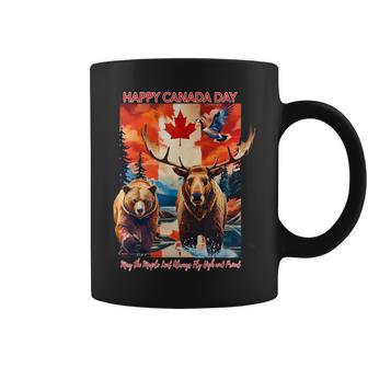 Happy Canada Day May The Maple Leaf Always Fly High & Proud Coffee Mug - Monsterry DE