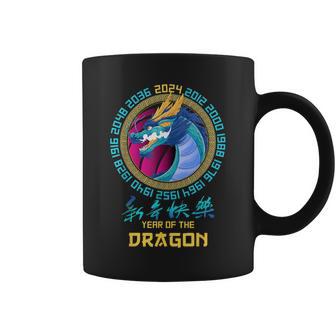 Happy Chinese New Year 2024 Year Of The Dragon Horoscope Coffee Mug - Monsterry DE