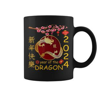 Happy Chinese New Year 2024 Lunar New Year Dragon Coffee Mug - Monsterry CA