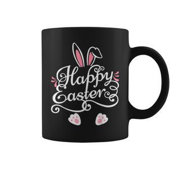 Happy Easter Bunny Rabbit Face Easter Day Women Girls Coffee Mug | Crazezy