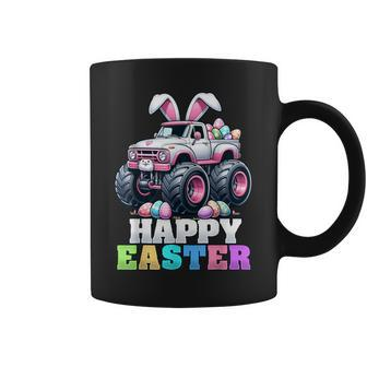 Happy Easter Monster Truck Easter Bunny Monster Truck Lovers Coffee Mug - Monsterry