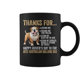 Happy Father’S Day To The Best Australian Bulldog Dad Coffee Mug - Thegiftio UK