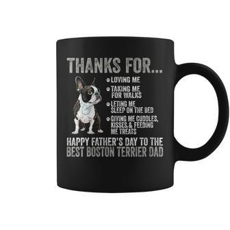 Happy Father’S Day To The Best Boston Terrier Dad Coffee Mug - Thegiftio UK
