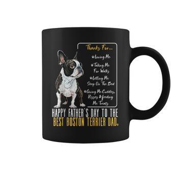 Happy Father’S Day To The Best Boston Terrier Dad Coffee Mug - Monsterry AU