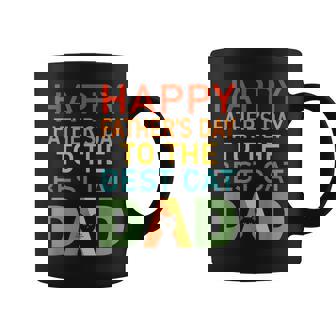 Happy Father's Day To The Best Cat Dad Cat Dad Coffee Mug - Thegiftio