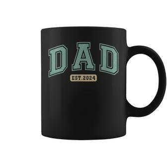 Happy Fathers Day First Time Daddy New Dad Est 2024 Coffee Mug - Thegiftio UK