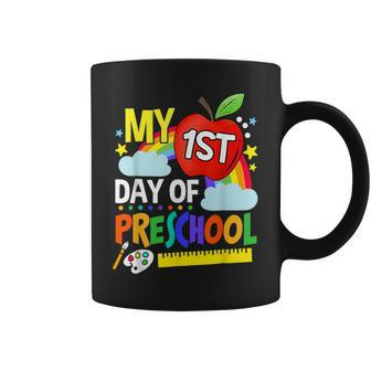Happy My First Day Of Preschool Back To School Coffee Mug - Seseable