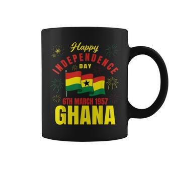 Happy Ghana Independence Day Ghanaian Ghana Flag Coffee Mug | Mazezy CA