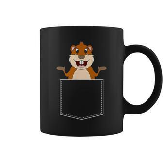 Happy Groundhog Day Pocket Punxsutawney Shadow Coffee Mug - Monsterry CA