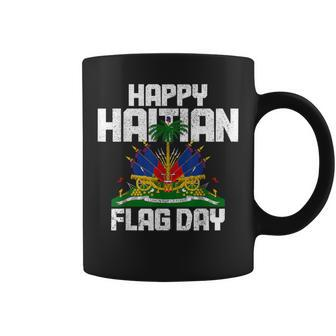 Happy Haitian Flag Day Haiti Flag Pride Coffee Mug - Monsterry AU